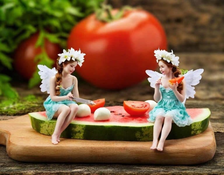 Watermelon and Tomato Salad