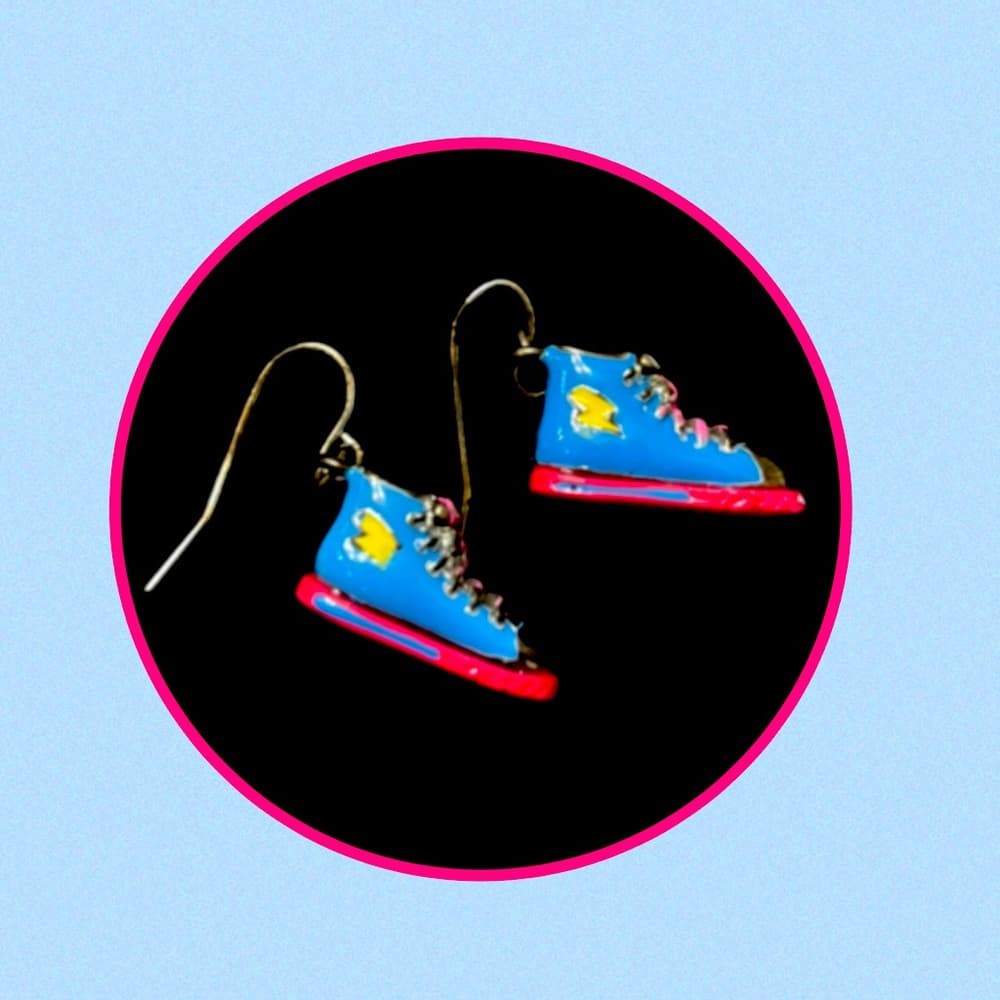 CHUCK TAYLOR STYLE EARRINGS