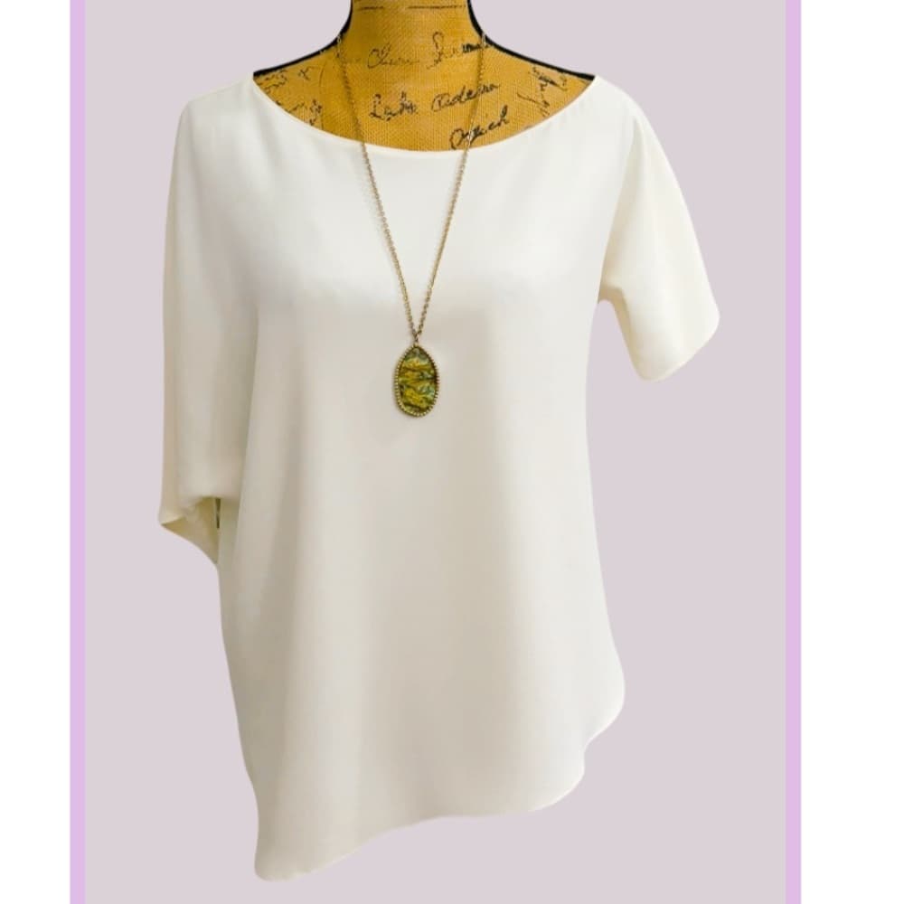 ELEGANT Amanda Uprichard WHITE TOP