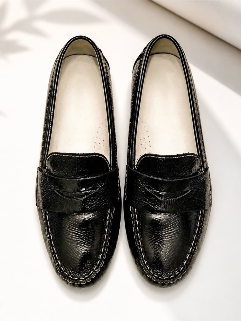 Black Cole Haan/ Nike Air Women's Classic Penny Loafers