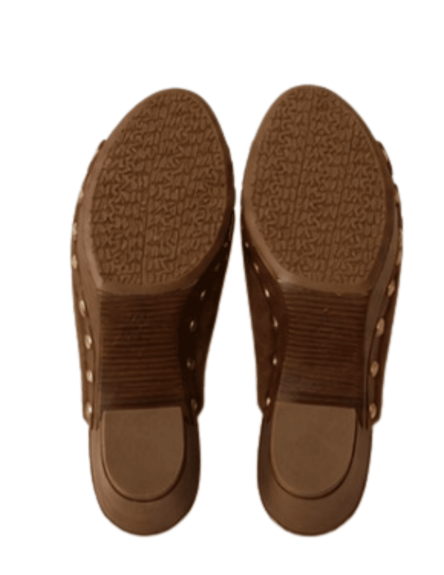 Michael Kors Brown Braided Suede Platform Mule Clogs – Women’s Size 7.5 – Boho Chunky Heel photo 4