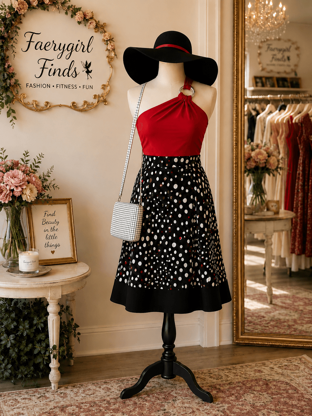 ❤️ Parisian Polka Dot Charm Outfit