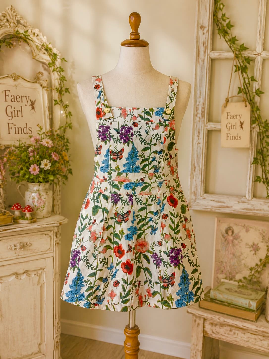 🌸 Cider Floral Garden Romper – Size Small | NWT photo 2