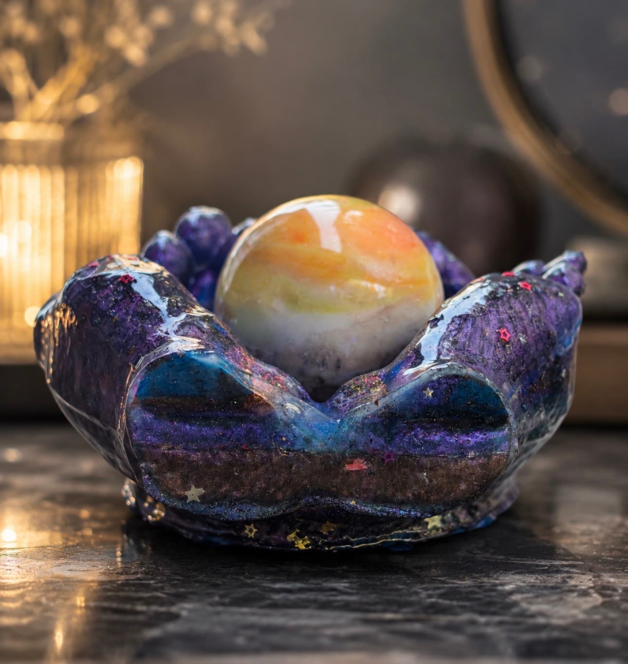Galaxy Hands — One-of-a-Kind Celestial Resin Art photo 4